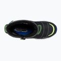 SKECHERS Mega-Craft Cuboforce vaikiški trekingo batai juodi/mėlyni/laimo spalvos 5