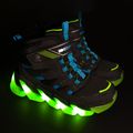 SKECHERS vaikiški batai Mega-Surge Flash Breeze black/blue/lime 7