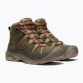 Vyriški trekingo batai KEEN Circadia Mid Wp green-brown 1026766 15