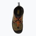 KEEN Howser II Chukka WP jaunimo batai tamsiai alyvuogių/aukso spalvos liepsna 5