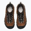 Vaikiški žygio batai KEEN Targhee IV Mid Waterproof bison/brindle 10