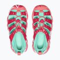 KEEN Hyperport H2 aviečių / baseino mėlynos spalvos vaikiški sandalai 5
