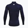 Vyriški treniruočių marškinėliai ilgomis rankovėmis Under Armour Comp Mock UA Armour midnight navy/white 2