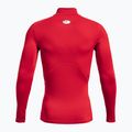 Vyriški treniruočių marškinėliai ilgomis rankovėmis Under Armour Comp Mock UA Armour red/white 2