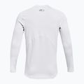 Vyriški treniruočių marškinėliai ilgomis rankovėmis Under Armour CG Armour Fitted Crew white/black 2