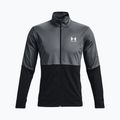 Under Armour vyriški Pique Track pilkos spalvos treniruočių sportiniai marškinėliai 1366202 4