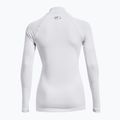 Moteriški treniruočių marškinėliai ilgomis rankovėmis Under Armour Authentics CG Mockneck white/black 8