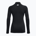 Moteriški treniruočių marškinėliai ilgomis rankovėmis Under Armour Authentics CG Mockneck black/white 6