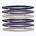 Under Armour Ua Mini galvos juostos 0,4" 6vnt. tamsiai mėlyna-violetinė-pilka 1286016-412 4