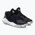 Under Armour GS Jet '21 001 juodai balti vaikiški krepšinio bateliai UAR-3024794001-001-4.5 5