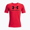 Under Armour UA Sportstyle Logo SS vyriški treniruočių marškinėliai raudoni 1329590