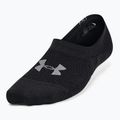 Moteriškos treniruočių kojinės Under Armour Breathe Lite Ultra Low 3P black/black/pitch gray 2