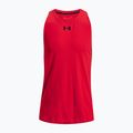 Under Armour Baseline Cotton Tank 601 vyrų krepšinio marškinėliai raudoni 1361901 5
