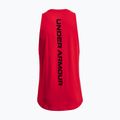 Under Armour Baseline Cotton Tank 601 vyrų krepšinio marškinėliai raudoni 1361901 6