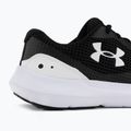 Under Armour Surge 3 juodai balti vyriški bėgimo bateliai 3024883 8