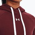 Moteriška Under Armour Rival Fleece Hb Hoodie kaštoninės spalvos 1356317 4