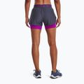 Under Armour Play Up moteriški 2-in-1 treniruočių šortai tamsiai mėlyna ir violetinė 1351981 2