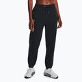 Moteriškos treniruočių kelnės Under Armour Essential Fleece Joggers black/white