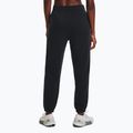 Moteriškos treniruočių kelnės Under Armour Essential Fleece Joggers black/white 3