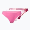 Under Armour moteriškos besiūlės kelnaitės Ps Thong 3-Pack pink 1325617-669