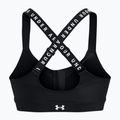 Under Armour Infinity High Bra fitneso liemenėlė su užtrauktuku juoda 1373860 2