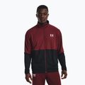 Under Armour Pique Track vyriški treniruočių džemperiai juodai bordo spalvos 1366202