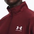 Under Armour Pique Track vyriški treniruočių džemperiai juodai bordo spalvos 1366202 4