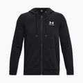 Under Armour Essential Fleece Full Zip Hood Vyriški treningo džemperiai Black 1373881 3
