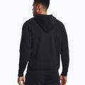 Under Armour Essential Fleece Full Zip Hood Vyriški treningo džemperiai Black 1373881 2