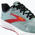 Brooks Launch 9 vyriški bėgimo bateliai blue surf/black/cherry tomato 9