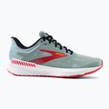 Brooks Launch GTS 9 vyriški bėgimo bateliai blue surf/black/cherry tomato 2