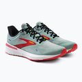 Brooks Launch GTS 9 vyriški bėgimo bateliai blue surf/black/cherry tomato 6