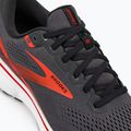 Brooks Ghost 15 vyriški bėgimo bateliai ebony/black/spicy orange 8