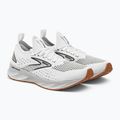 Brooks Levitate StealthFit 6 moteriški bėgimo bateliai white/brown 6
