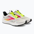 Brooks Launch 9 white/pink/nightlife vyrų bėgimo bateliai 5