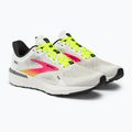 Moteriški bėgimo bateliai Brooks Launch GTS 9 white/pink/nightlife 4