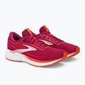 Brooks Trace 2 moteriški bėgimo bateliai sangria/red/pink 4