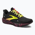 Brooks Launch 9 vyrų bėgimo bateliai juoda/rožinė/geltona