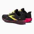 Brooks Launch 9 vyrų bėgimo bateliai juoda/rožinė/geltona 4