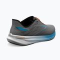 Brooks Hyperion vyriški bėgimo bateliai Grey/atomic blue/scarlet 16