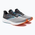 Brooks Launch 10 vyrų bėgimo bateliai juoda/atomiškai mėlyna/skarletinė ibis 5