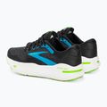 Vyriški bėgimo bateliai Brooks Ghost Max black/atomic blue/jasmine 4