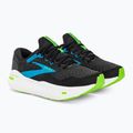 Vyriški bėgimo bateliai Brooks Ghost Max black/atomic blue/jasmine 5