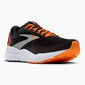 Vyriški bėgimo bateliai Brooks Ghost 16 black/orange/white 8