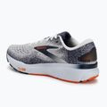 Vyriški bėgimo batai Brooks Ghost 16 white/peacoat/orange 3