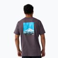 Vyriški bėgimo marškinėliai Brooks Graphic dark russet/atomic blue 2