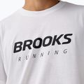 Vyriški bėgimo marškinėliai Brooks Graphic white/black 3