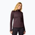 Moteriškas bėgimo džemperis Brooks Dash 1/2 Zip 3.0 brown