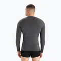 Vyriški termoaktyvūs marškinėliai ilgomis rankovėmis icebreaker Merino 150 Anatomica Crewe jet heather 3