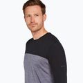 Vyriški žygio marškinėliai ilgomis rankovėmis icebreaker Merino 125 Cool-Lite Sphere LS Tee Colour Block graphite 5